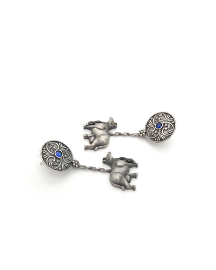 Sapphire Cowbell Heritage Necklace Set