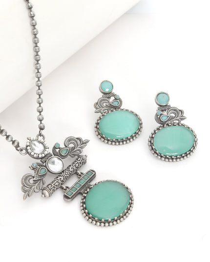 Aqua Breeze Statement Necklace Set