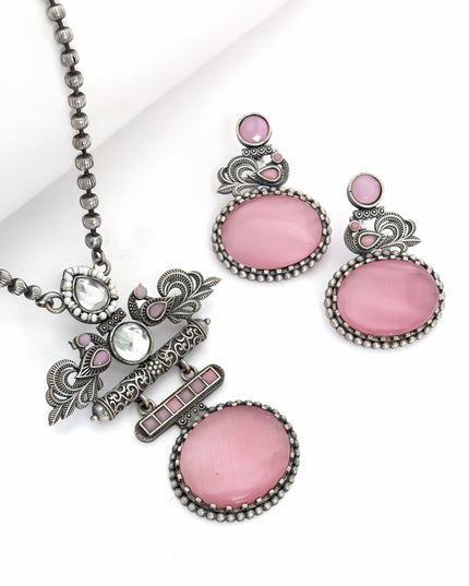 Blush Dream Statement Necklace Set