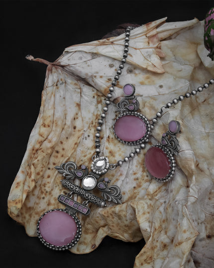 Blush Dream Statement Necklace Set