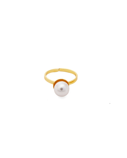 Luna Pearl Halo Ring