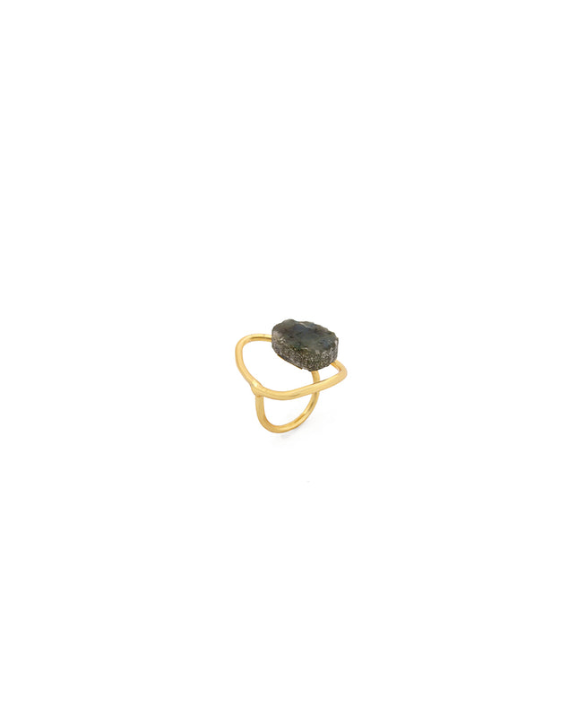 Crag Raw Stone Statement Ring
