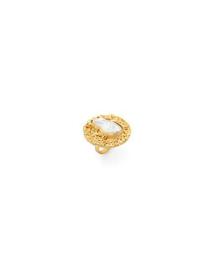Mukta Pearl Texture Ring