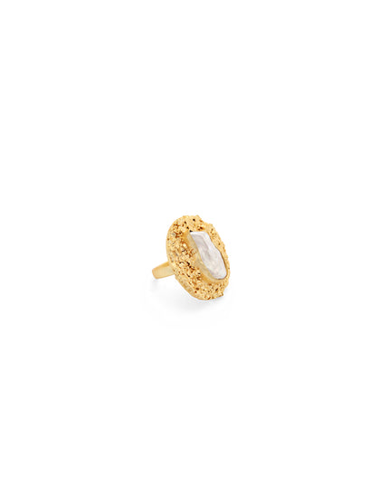 Mukta Pearl Texture Ring