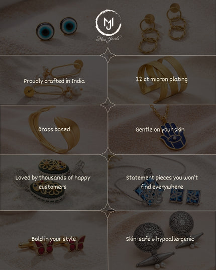 Trinity Gemstone Cascade Necklace Set