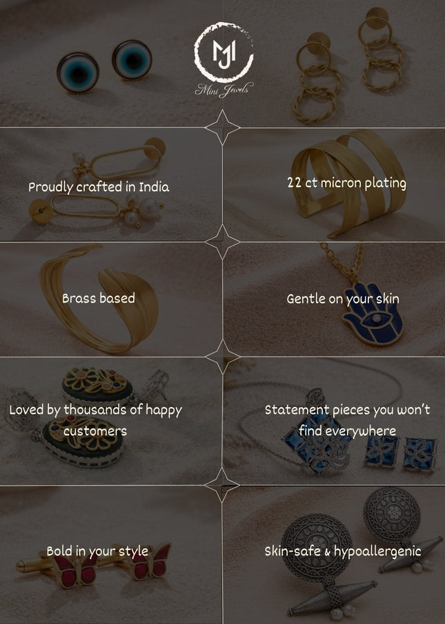 Bold Hoops & Textured Elegance