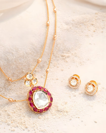 Majestic Ruby Riyasat Set