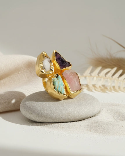 Aurora Earthstone Ring