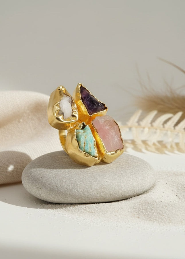 Aurora Earthstone Ring