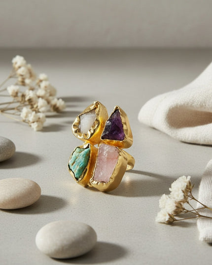 Aurora Earthstone Ring