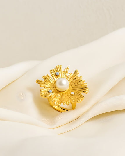 Blossom Pearl Statement Ring